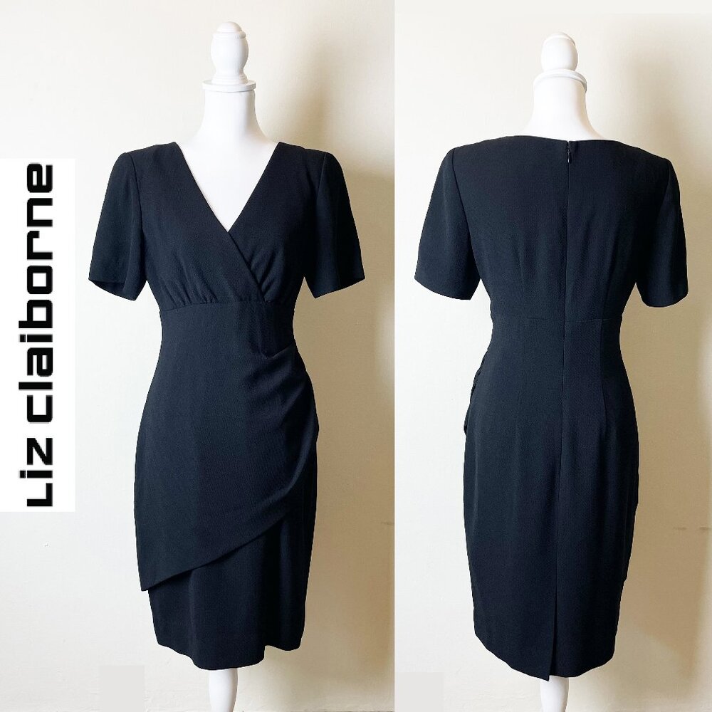 Vintage Liz Claiborne Black Dress | Size 6